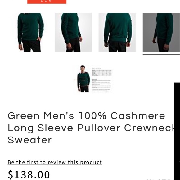 Cashmere sweater - Picture 3 of 6